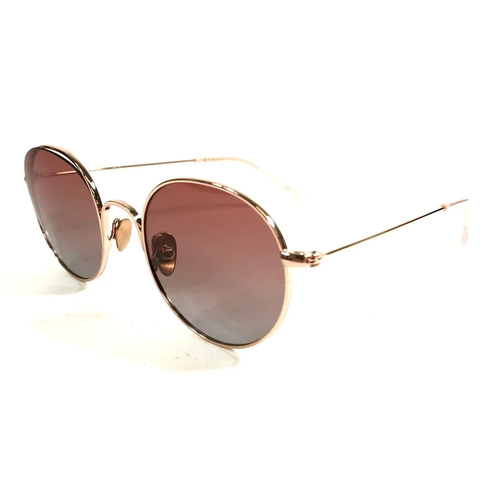 Nathalie Blanc Sunglasses ULYSSE 246 Rose Gold Frames with Pink Gradient Lenses